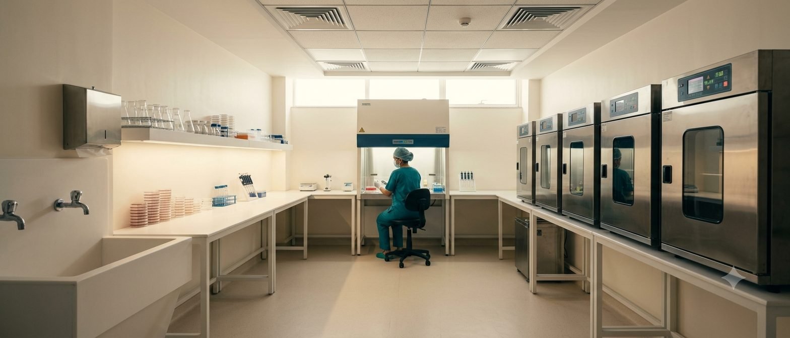 The embryology laboratory at Varija IVF Fertility Centre
